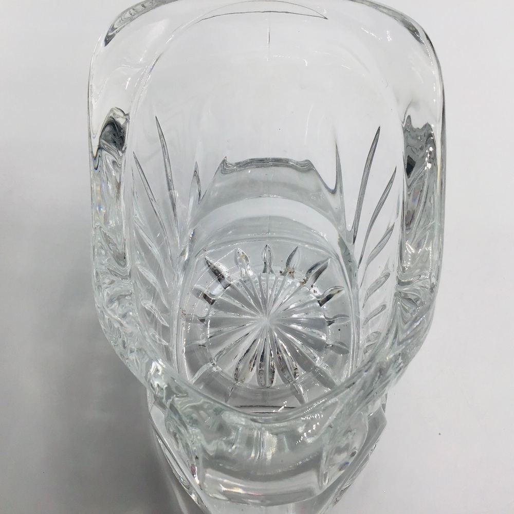 CRYSTAL Sleigh Votive Candle Holder Centerpiece Winter Christmas Holiday Table - Picture 2 of 7